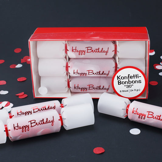 Konfetti-Bonbons zum 30.