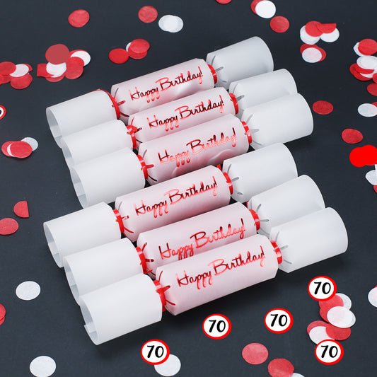 mit Verkehrszeichen-Konfetti