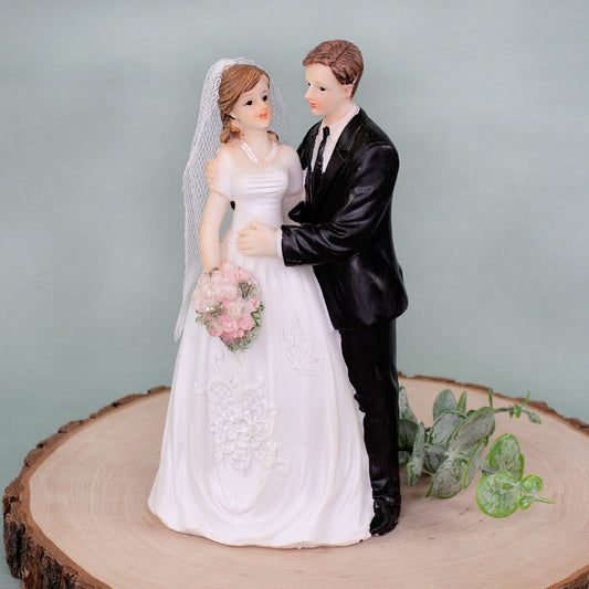 Brautpaar in Umarmung | Hochzeit Figur 16 cm