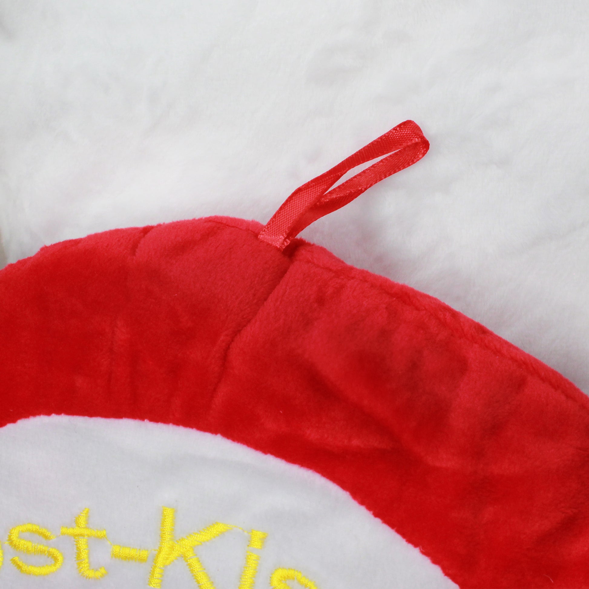 Detailfoto Aufhängeschlaufe am Trostkissen 40