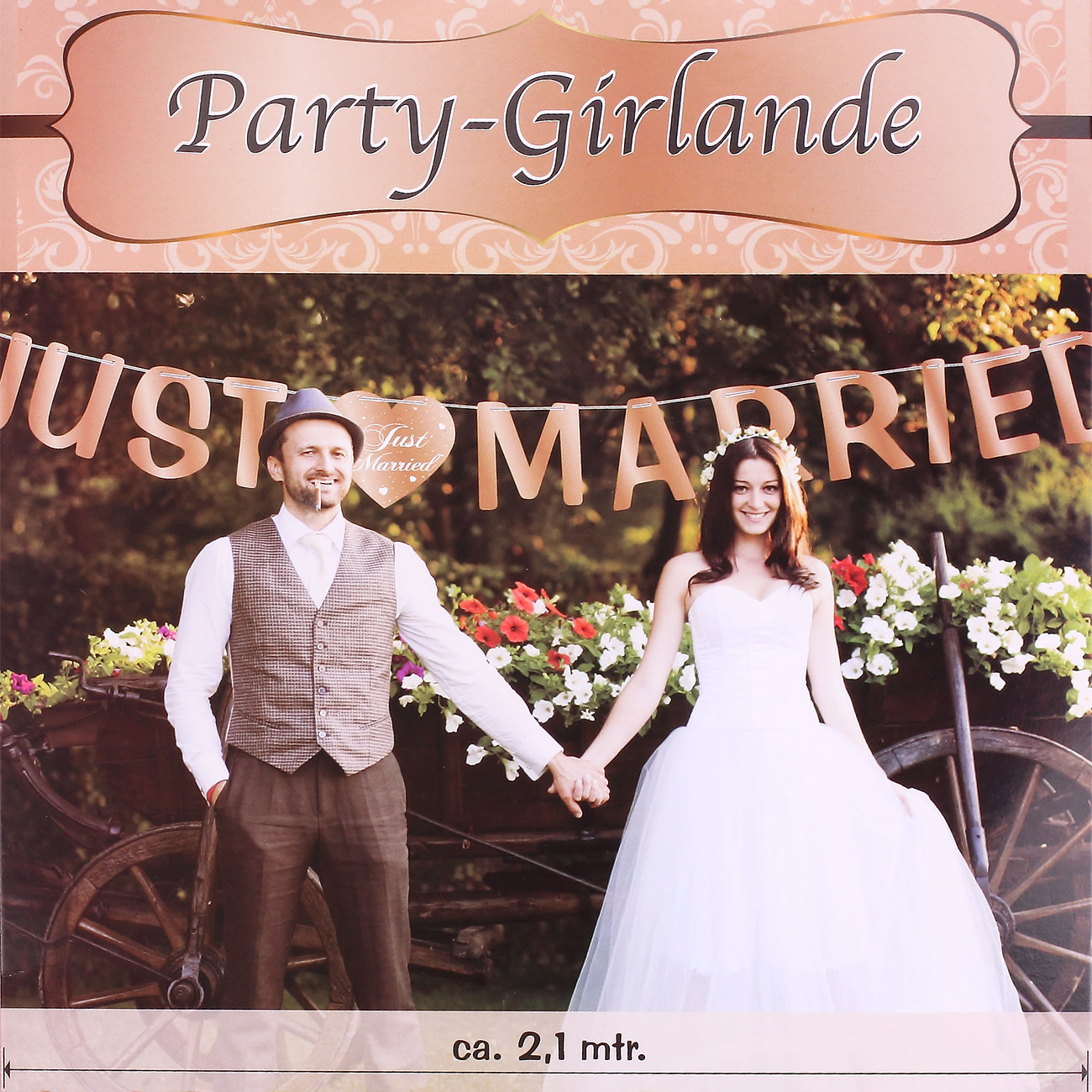 Party Girlande - Just Married